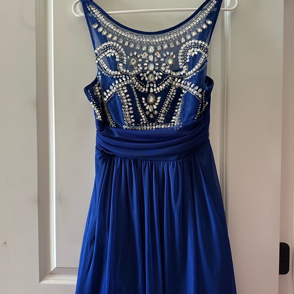 B Darlin Royal Blue Dress